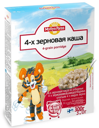 Каша myllyn paras 4-х зерновая 300 г